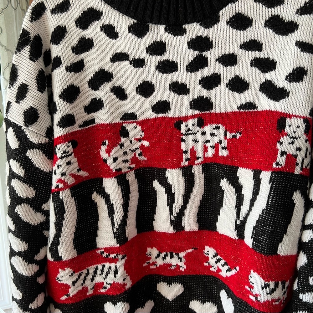 Vintage cat dog sweater #8 - Picture 4 of 16